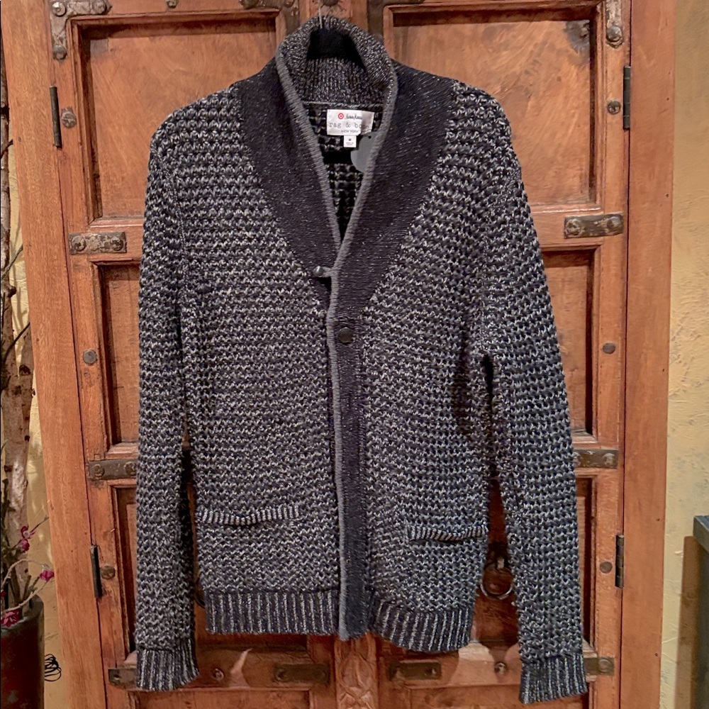 Rag & Bone Neiman Marcus Men’s Shawl Collar Button Cardigan Sweater Sz M